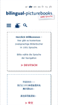 Mobile Screenshot of bilingual-picturebooks.org